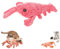 HINNVCL Interaktives Hundespielzeug Floppy Hummer Interaktives Hundespielzeug Hummer Interaktives Spielzeug Schlapphummer Hundespielzeug Wackelhummer Hundespielzeug USB Wiederaufladbares Spielzeug für