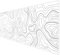 HGWALP White Topo Mouse Pad, Topographic Mouse Mat,Large Gaming Desk Mat, XL Mousepad, Keyboard Mat, (31.5 x 11.8 in,80 x30 CM), Minimalist Contour for Office,White Topographic