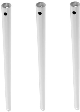 Gadpiparty 3pcs Ceiling Fan Extension Rod Drop Rod for Ceiling Fan Easy Installation Sturdy Construction