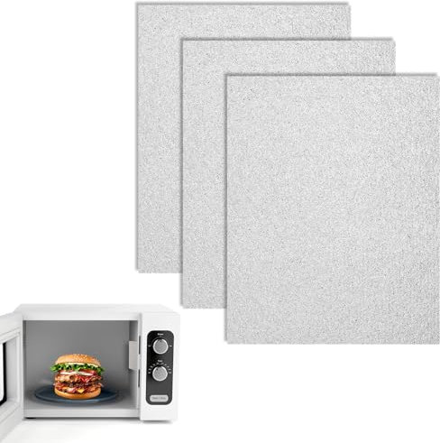 simarro 3 PCS Waveguide Cover Mica Plates Sheets Replacement, Universal Mica Sheet for Microwave Free Cutting for Compatible with Microwaves Repairing Part(150 X 120mm)