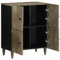 Küchenmöbel Einzelteile Aktenschrank Sideboard Wohnzimmer Anrichte - Sideboard 60x33x75 cm Massivholz Mango für Badezimmer Balkon Büro Küche