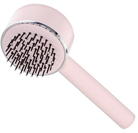 minkissy Massagekamm Rosa Haarbürste Lockenbürste Haar -Entwirrerbürste Kamm für Haare entwirren Massagebürste Frauenkämme Paddelbürste Frauen kämmen Entwirrbürste Plastik