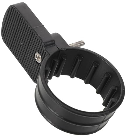 Motorcycle Throttle Grip Thumb Throttle Adapter for Precise Control | Black Plastic Alloy Handlebar Throttle Adapter, Secure Clamp Mount for Commutes and DIY Use