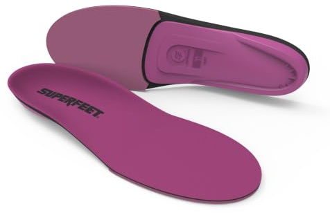 Superfeet Women's High Impact Support Insoles, Size 6.5–8