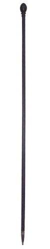 Panacea 116cm Black Garden Fence Post