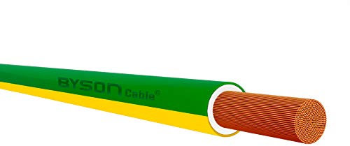 EARTH CABLE GREEN & YELLOW 6491X PER METER SIZE 10MM