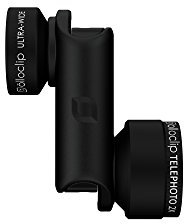 Olloclip Active Lens Set di Teleobiettivo e Super Grandangolo, per iPhone 6/6+, Nero