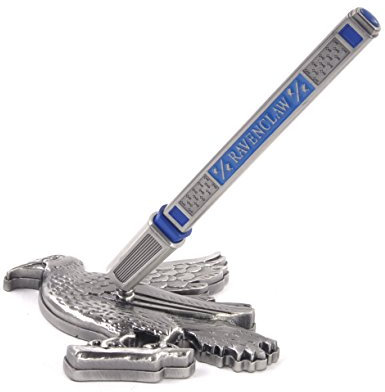 Noble Collection Harry Potter Stylo Serdaigle avec support de table, multicolore, NN8622