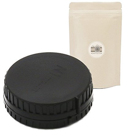 Nikon1 BO Bouchon BOITIER + Cache Arrière pour Objectif à Monture Nikon 1 One Compatible : V1 V2 J1 J2 J5 Nikon 1 v3 AW1 Etc. - ADAPTOUT Marque FRANÇAISE