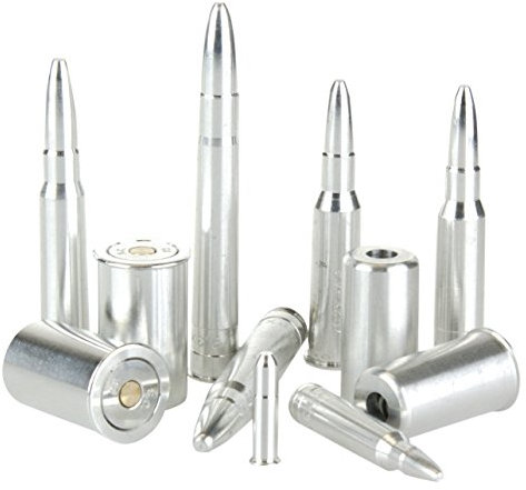 EUROHUNT Pufferpatrone aus Aluminium für Büchse 8x68 S, Silber