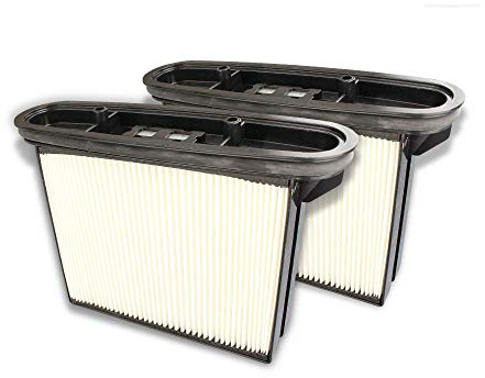 MisterVac Lamellenfilter Ersatzfilter kompatibel mit BAIER BSS 406 Nass-Trockensauger