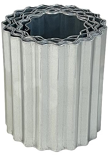 Galvanised Steel Lawn Edging (16.5cm x 5m)