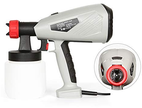 Fayelong Elettrico 220V 400-600W Pistola a Spruzzo al Cioccolato Macchina per Sabbiatura di Torte Regolabile Staccabile (600W)