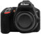 PULUZ Silicone Camera Case Protective Cover Skin for Nikon D3500 Digital SLR Camera (Black)