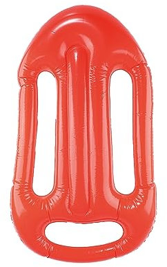 Lifesized aufblasbarer Rettungsschwimmer – Baywatcher's Lifesaver Prop 73 cm lang – perfekt für Filme, TV und 90er Jahre Themen-Kostümveranstaltungen (3 Stück)