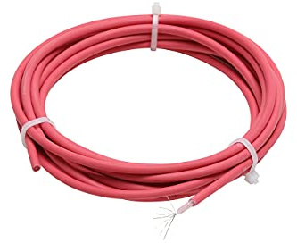 Mssoomm Cavo ad alta tensione, tensione nominale 50KV OD 4,2 mm 22AWG Lunghezza 10 metri per collegamento alimentazione laser e tubo laser di macchina laser CO2