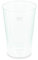 Lot de 50 gobelets réutilisables en polypropylène incassable Transparent 0,30 l Ø 7,9 cm