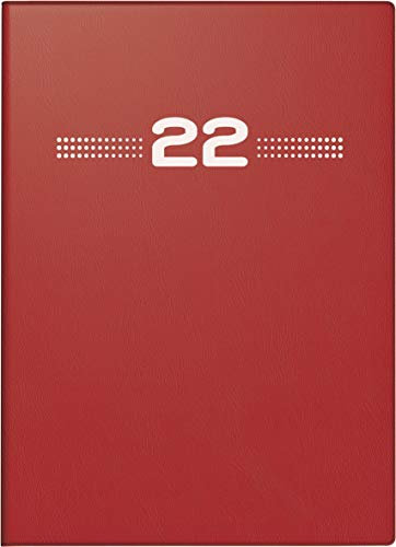 rido/idé 7013202032 Taschenkalender perfect/Technik I, 2 Seiten = 1 Woche, 100 x 140 mm, Kunststoff-Einband pink, Kalendarium 2022