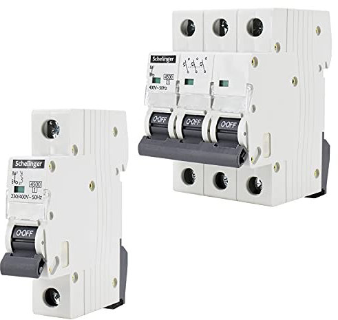 Schelinger Leitungsschutzschalter LS-Schalter Sicherungsautomat / 10A bis 32A / 1-polig 3-polig (3-polig C: 40A)