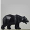 TOSSPER Moderne Harz Schwarz Bär Statuen Skulptur Dekoration Handwerk Geschenk Kabinett Büro Statue Dekoration