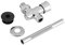 Urinal Druckspüler, Toiletten-Urinal-Spülventil Urinal Spülventil 1/2 Zoll Urinalbecken Toilettenspüler, Automatische Abschaltung für Flushometer-Urinal