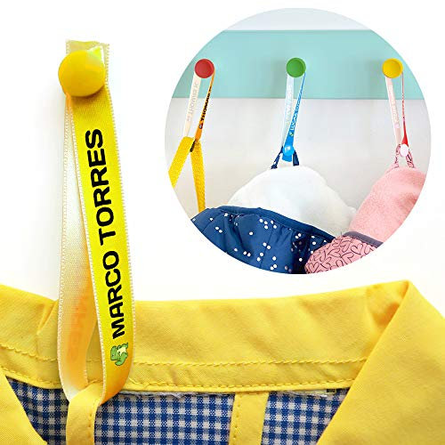 Etiketten Aufhänger für Kleidung | 6er-Pack (Gelb)