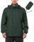Outdoor Ventures Veste de pluie pour hommes Imperméable Ultra léger Mince Pliable Imperméable Respirant Vélo Imperméable Sport, Vert olive, L
