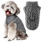 FWLWTWSS Hundepullover, Winter Warmer Hundepullover Kleine Hunde Rollkragen Strickpullover Hunde Pullover Weich Hundekleidung Hundepulli Hund Kleidung für Kleine Mittelgroße Hunde und Katzen X-Large