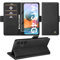 Handyhülle für Samsung Galaxy A13 4G/5G A04S Hülle mit Schutzfolie, Standfunktion Kartenfach Wallet Premium Leder Schutzhülle A13 Flip Case Cover Stoßfeste Klapphülle A13 6.5 Zoll (Schwarz)