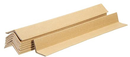 PATIKIL 24 Stück Verstellbarer Papp Eckenschutz Stückage Rahmenschutz L-förmig 300x30mm Dicke 3mm für Kunst, Verpackung, Versand