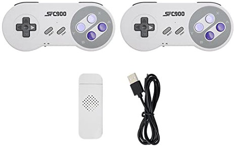 Wireless Game Console, Plug & Play Video TV Game Stick Built in 4700+ Classic Games,4K HDMI Home Video Game Console with Dual 2.4G Wireless Game Controllers,Gifts for Adults and Kids