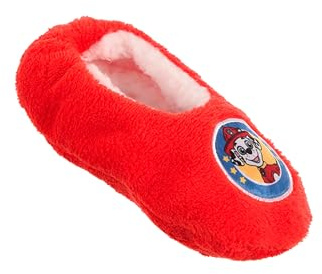 Sun City Paw Patrol Winter Hausschuhe Pantoffeln Fleece gefüttert (Rot, EU Schuhgrößensystem, Grundschulkind, Numerisch (von/bis), M, 27, 30)