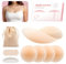 Septeamay 2 Pairs Nipple Covers for Women, Silicone Pasties Nipple Cover Invisible, Reusable Adhesive Nipple Covers, Breast Pads 8cm/3.15Inch for Backless Dress Party Beige Lightweight and Soft