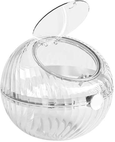 Flcivsh Porta Cialde caffè con Coperchio, Scatola Porta Cialde caffè in Plastica Trasparente, Porta Cialde caffè Elegante e Ad Alto Volume