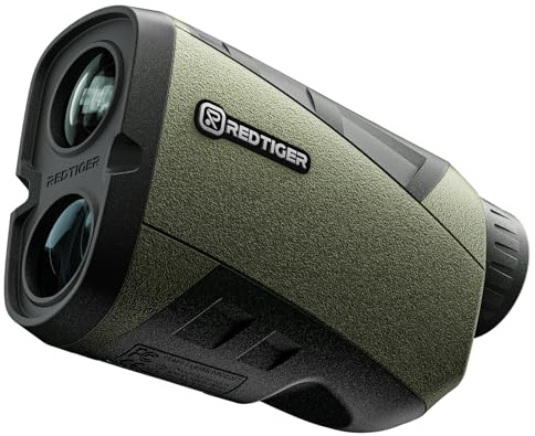 REDTIGER Range Finder for Hunting, 1600 Yards Laser rangefinder, 7X Magnification, Clearer and Accurate on Angle&Speed Measurement, Waterproof, Rechargeable for Bow Hunting, Shooting, Archery