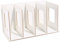 Peosaard Abnehmbarer Holz 4 Abschnitte, CD -Ständer DVD -Stand Cd Storage DVD Storage CD Holder DVD Halter Media Box Regal Bücherregaler -Organizer, DVD -Rack