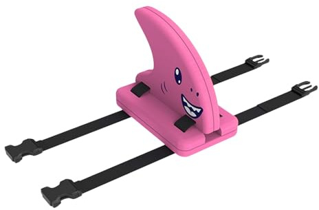 Haifischflosse für Kinder – Haifischflosse zum Schwimmen, Sicherheits-Schwimmtrainer mit verstellbarem Schwimmer, leichter Sport-Rückenschwimmer mit verstellbarem Gürtel, Schwimmhilfe