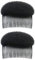 KGDUYC 2 Stück Fluffy Hair Clip, Haarkissen, Bump It Up Volumen, Haar Bump Up Kamm Clip, Schwamm Former, Hochsteckfrisur Volumen Kissen, Brötchen Pad Zubehör - Weiß