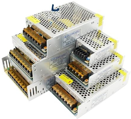 JRBJWYVV 1pcs AC 110V-220V to DC 5V 12V 24V 1A 2A 3A 5A 10A 15A 20A 30A 50A Switch Power Supply Driver Adapter LED Strip Light(24V,1A)