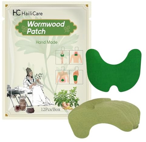 36Pcs Pain Relief Patches, Knee Patches Pain Relief Plaster Natural Wormwood Extract Sticker Self Heating Warming Meridians Patches Plaster for Muscle Soreness (Knee Patches)