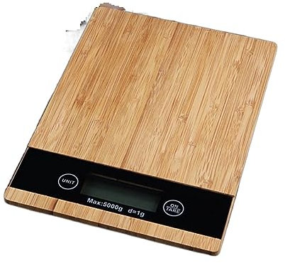 LLMTYO Balance de Cuisine numérique Balance de Cuisine numérique Balance électronique de précision en Bois à partir de Kilos Kg