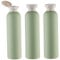 Travel Shampoo Bottles, 3pcs 260ml/8.8oz Refillable Squeeze Bottles with Flip Cap, Small Travel Shampoo and Conditioner Bottles for Creams, Lotion, Shampoo