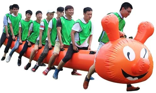 Spiele für Draussen Field Day Outdoor-Teamspiele, Aufblasbare Partyspiele Für Draußen, Kooperatives Radsport-Wettkampfspiel Für Die Gruppe, 4–15 Sitzplätze(5 Seats/L-3.5M)