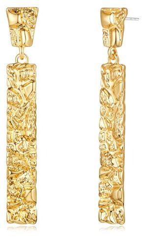 Ohrringe Gold Hängend Damen, Statement Ohringe Goldene Groß Earrings for Women Elegant Ohrringe Große Hängend für Alltag, Dinnerpartys, Hochzeiten, Partygeschenke (Gold-C)