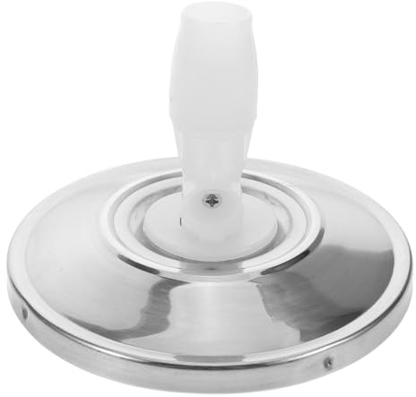 SHINEOFI Tête de Vadrouille Rotative Acier Inoxydable Universelle | Accessoire De Nettoyage Pour Balai Laveur Compatible Plupart Mops Pour Sol Carrelé Parquet Et Entretien Facile à Laver