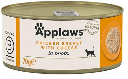 Applaws, Hühnchenbrust+Käse 70 g