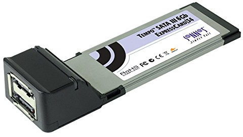 Sonnet Tempo SATA 6GB/s 2 Port SATA ExpressCard/34 Card Network Adapter