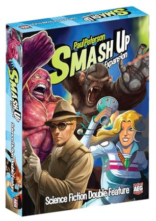 Alderac Entertainment Group | Smash Up Science Fiction Double Feature | Card Game for 2 tot 4 Players in English | Standalone Expansion | Ages 12+