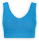 UnsichtBra Bustier Damen BH ohne Buegel | Wohlfühl Bustiers Top | Bügelloser Soft Bra | Schlaf Still Sport Bralette in vielen Farben (wellbra_sngl)(XXL, Blau)