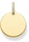Thomas Sabo Damen Anhänger Coin 925 Sterling Silber LBPE0001-413-12